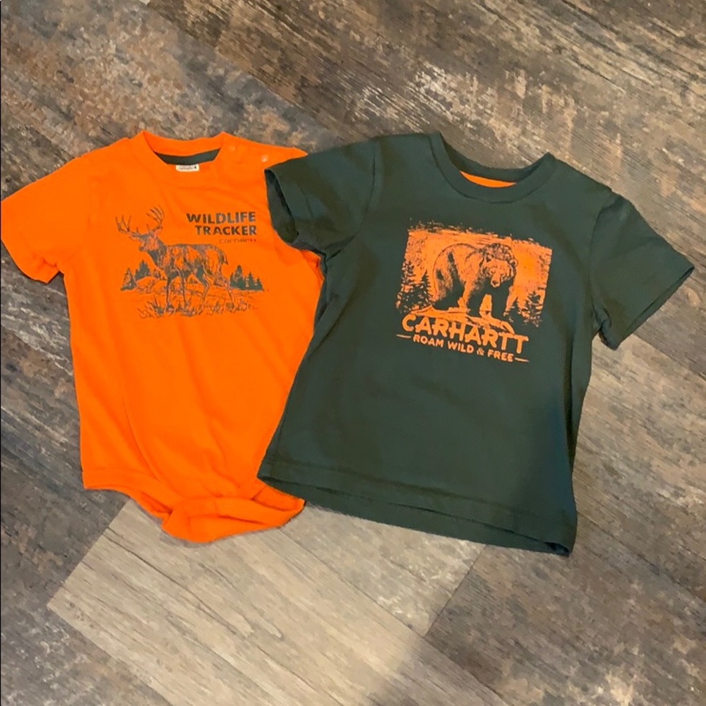 Carhartt 24 months tee shirt & onesie